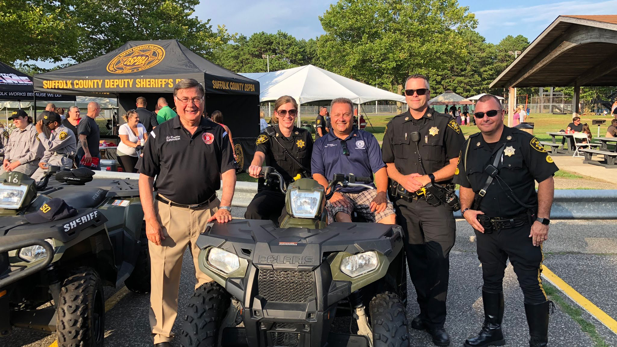 Suffolk sheriff's office celebrates successful night out • The Long