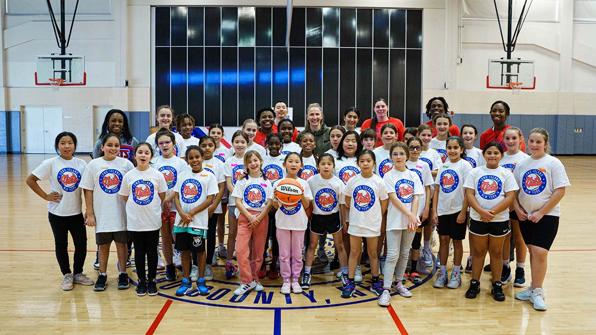 Long Island Nets host allgirls basketball clinic The Long Island Times