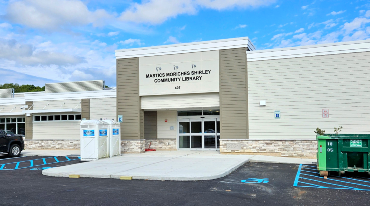 Mastic Library Exterior